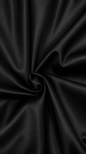 FirstLayer Premium Men's Stretch Silken Shirt | Black