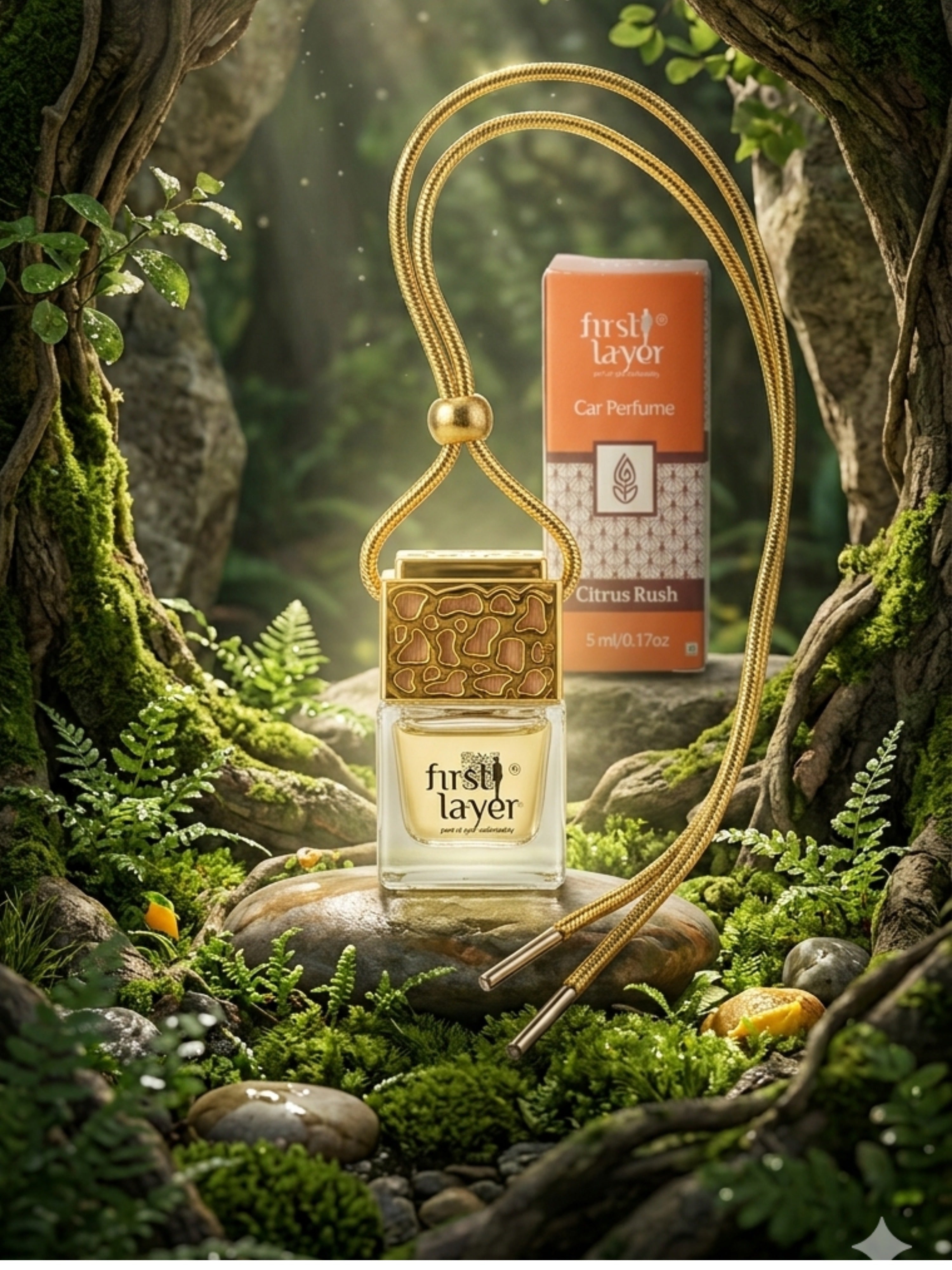 Citrus Rush Car Perfume Air Freshener | Long Lasting Premium Fragrance