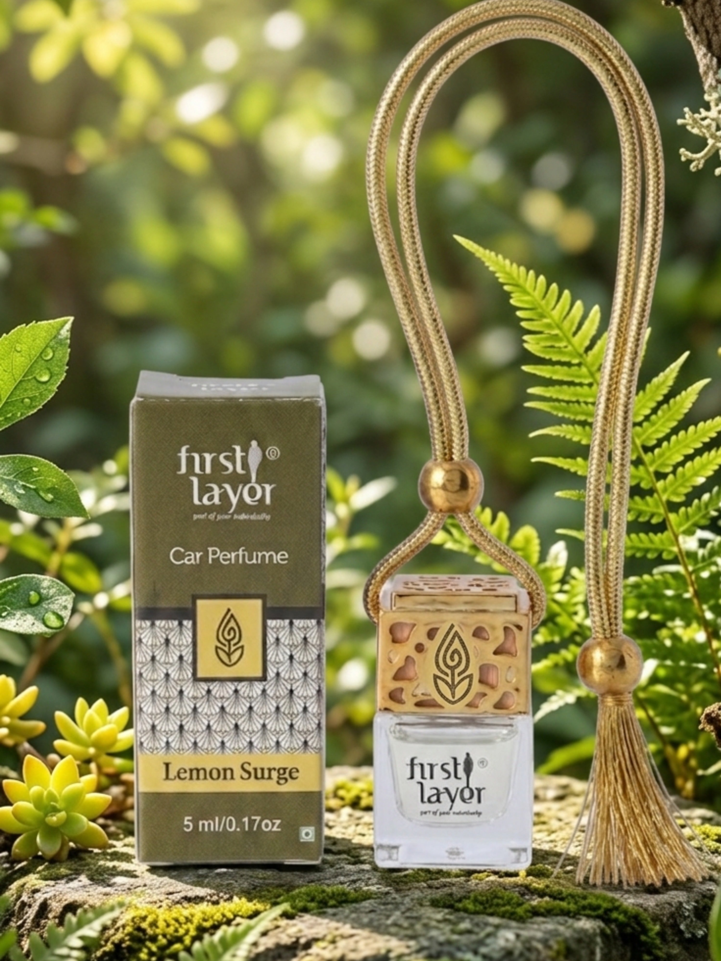 Lemon Surge Car Perfume Air Freshener | Long Lasting Premium Fragrance