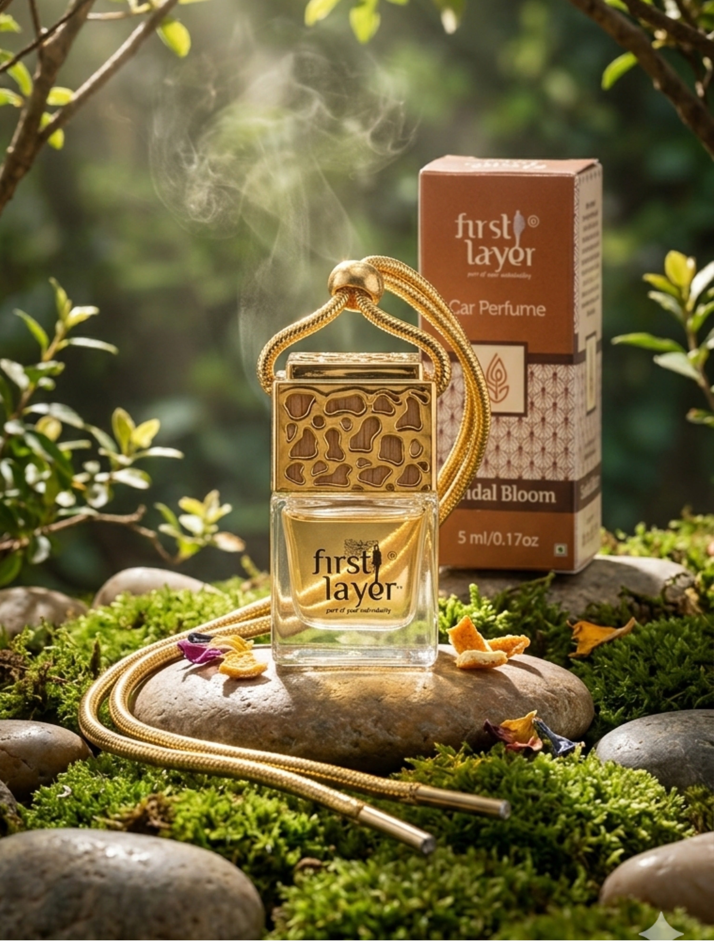Sandal Bloom Car Perfume Air Freshener | Long Lasting Premium Fragrance
