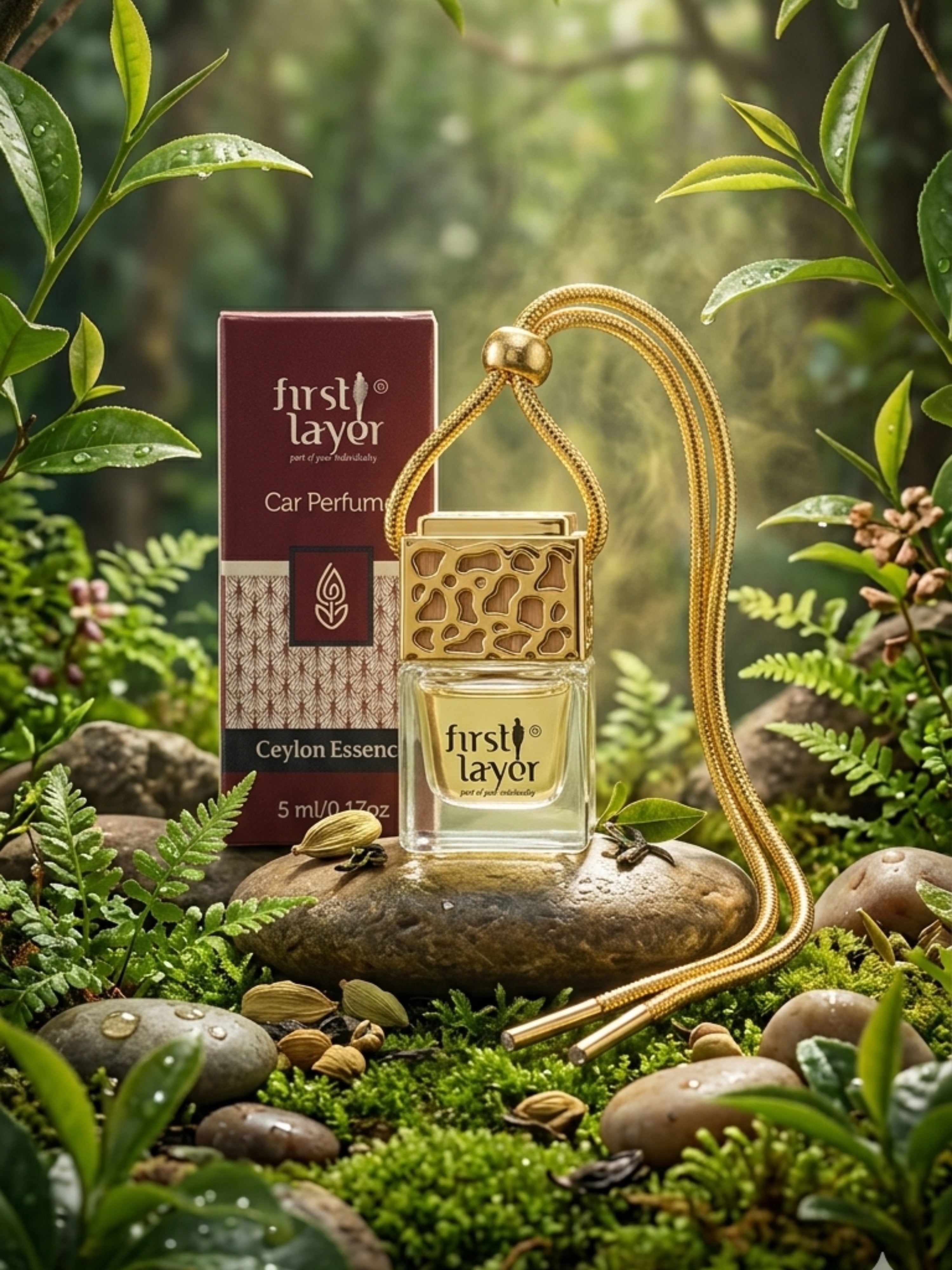 Ceylon Essence Car Perfume Air Freshener | Long Lasting Premium Fragrance