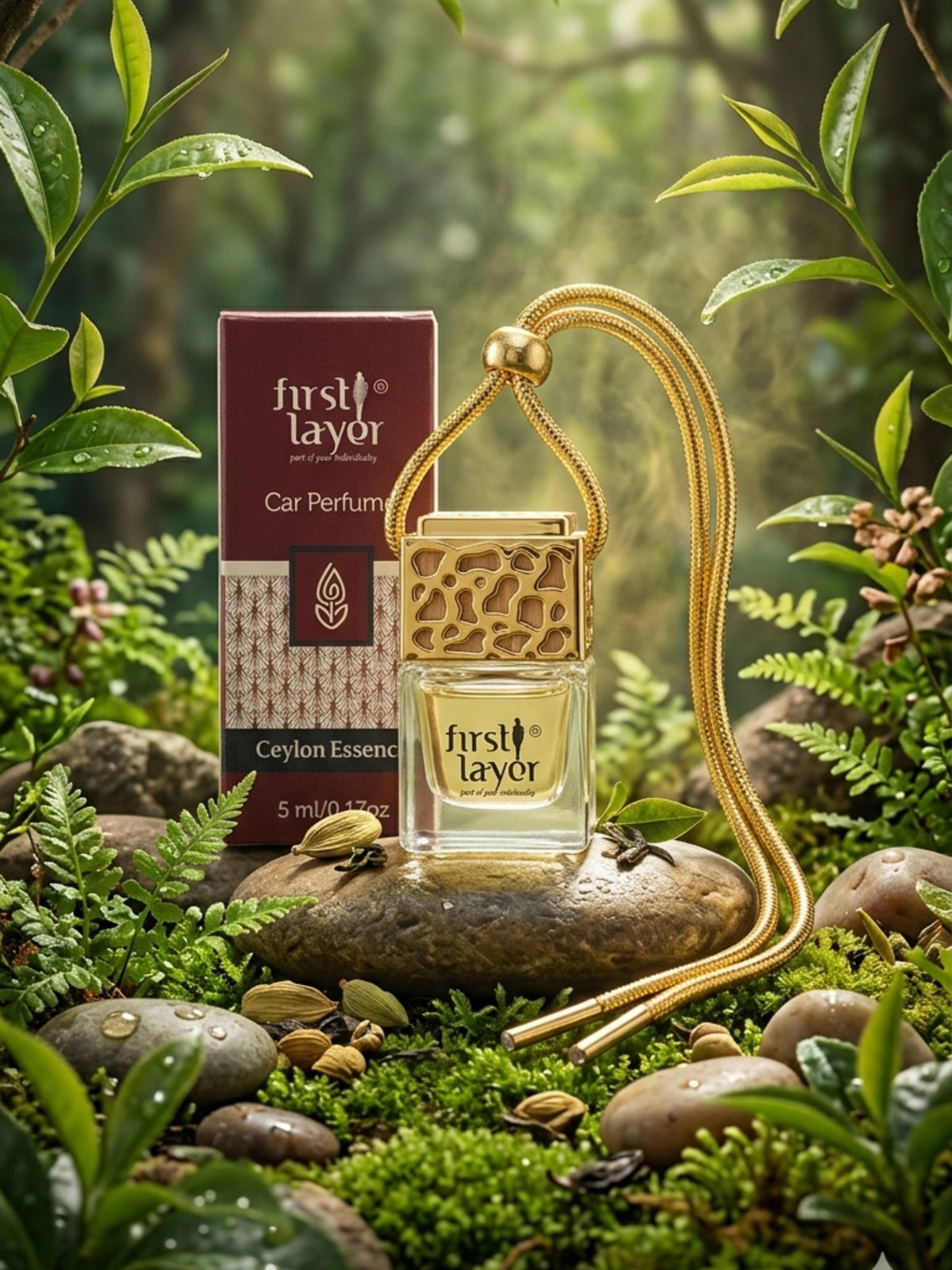 Ceylon Essence Car Perfume Air Freshener | Long Lasting Premium Fragrance