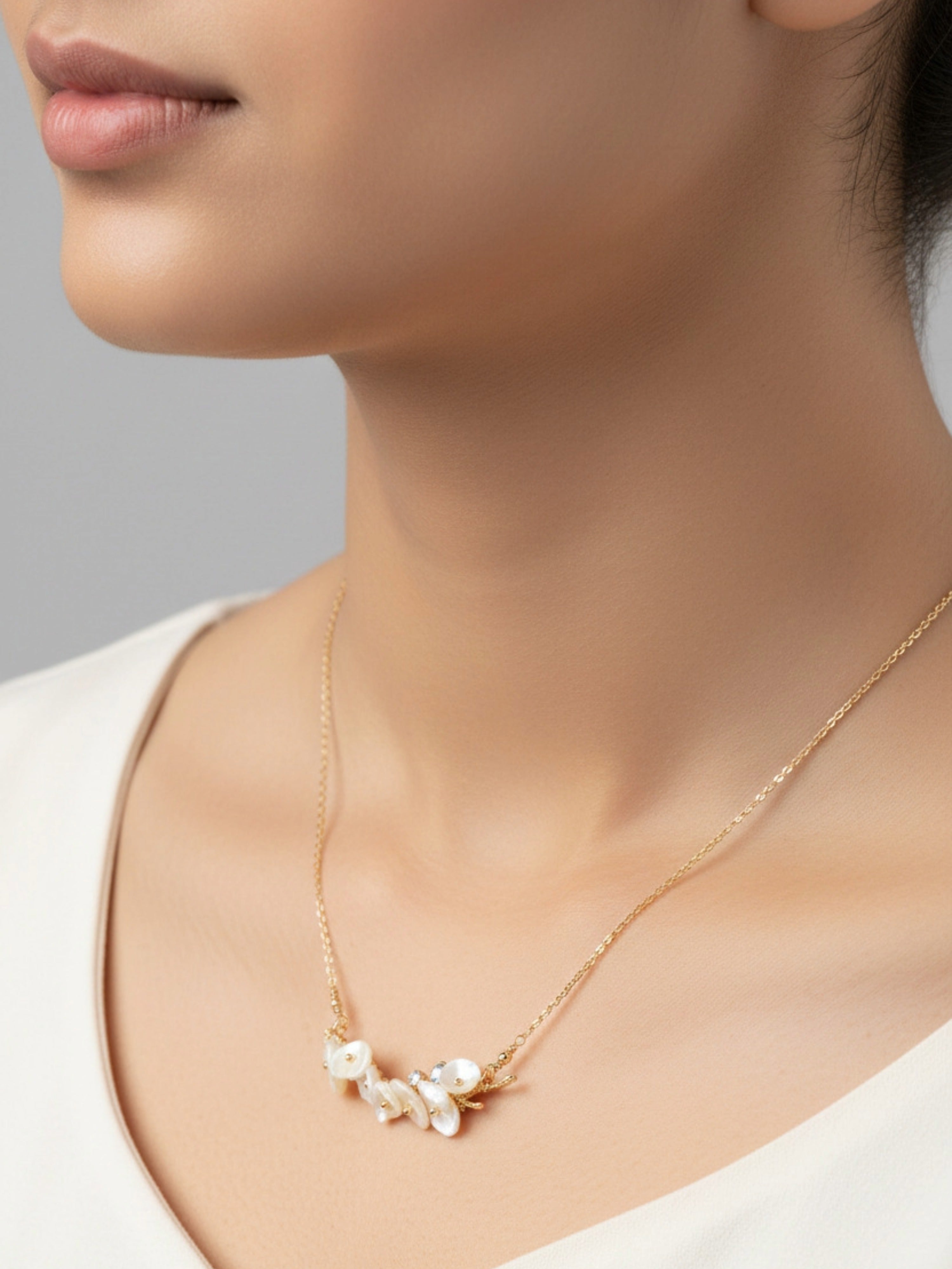 Pearl Neck Chain | Elegant Office Wear Jewelry