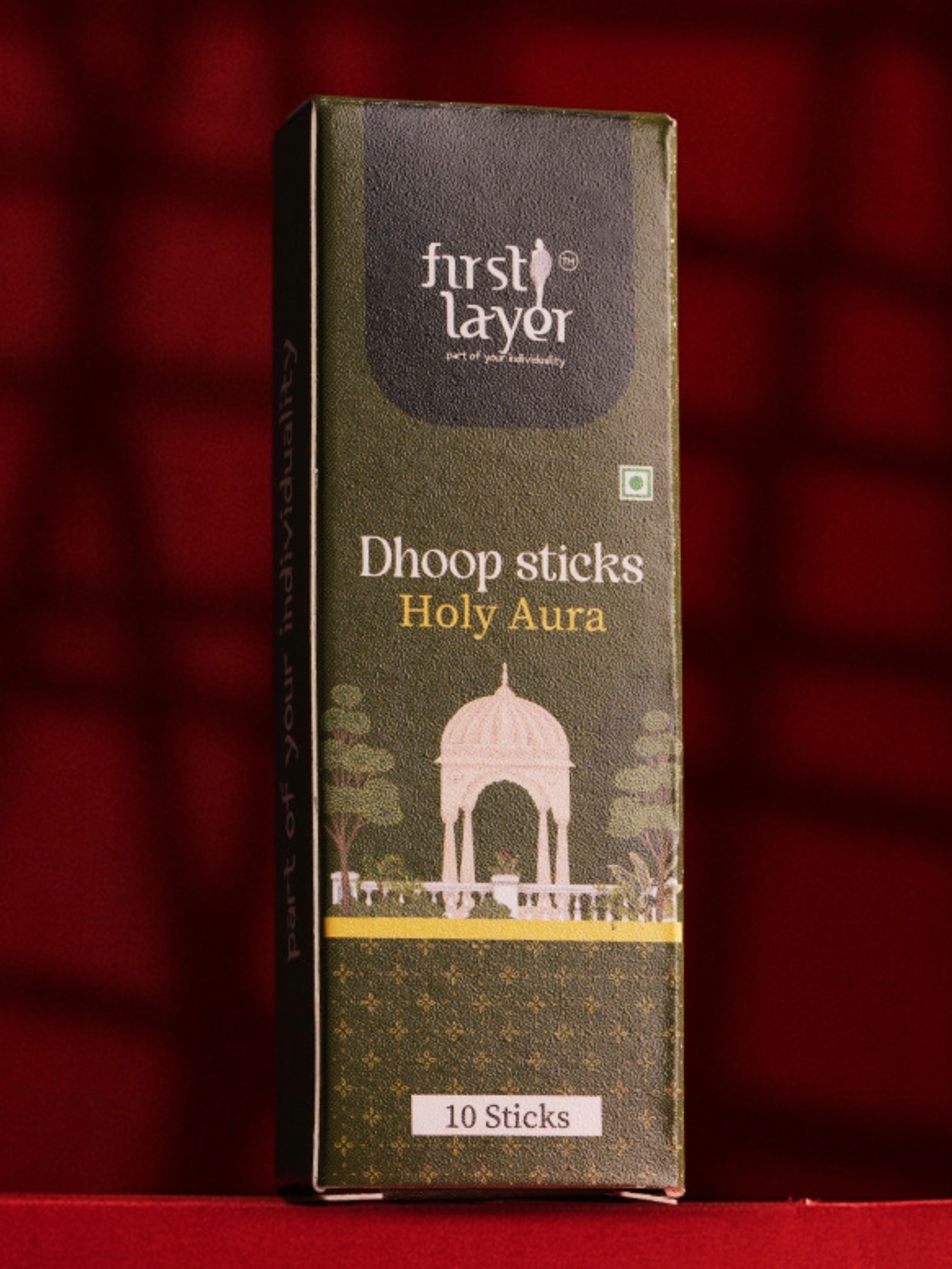 FIRSTLAYER Natural Dhoop Sticks | Herbal Incense for Puja, Meditation & Positive Energy | Long Lasting Fragrance | Holy Aura