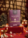 FIRSTLAYER Natural Dhoop Sticks | Herbal Incense for Puja, Meditation & Positive Energy | Long Lasting Fragrance |Floral Grace