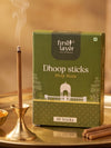 FIRSTLAYER Natural Dhoop Sticks | Herbal Incense for Puja, Meditation & Positive Energy | Long Lasting Fragrance | Holy Aura