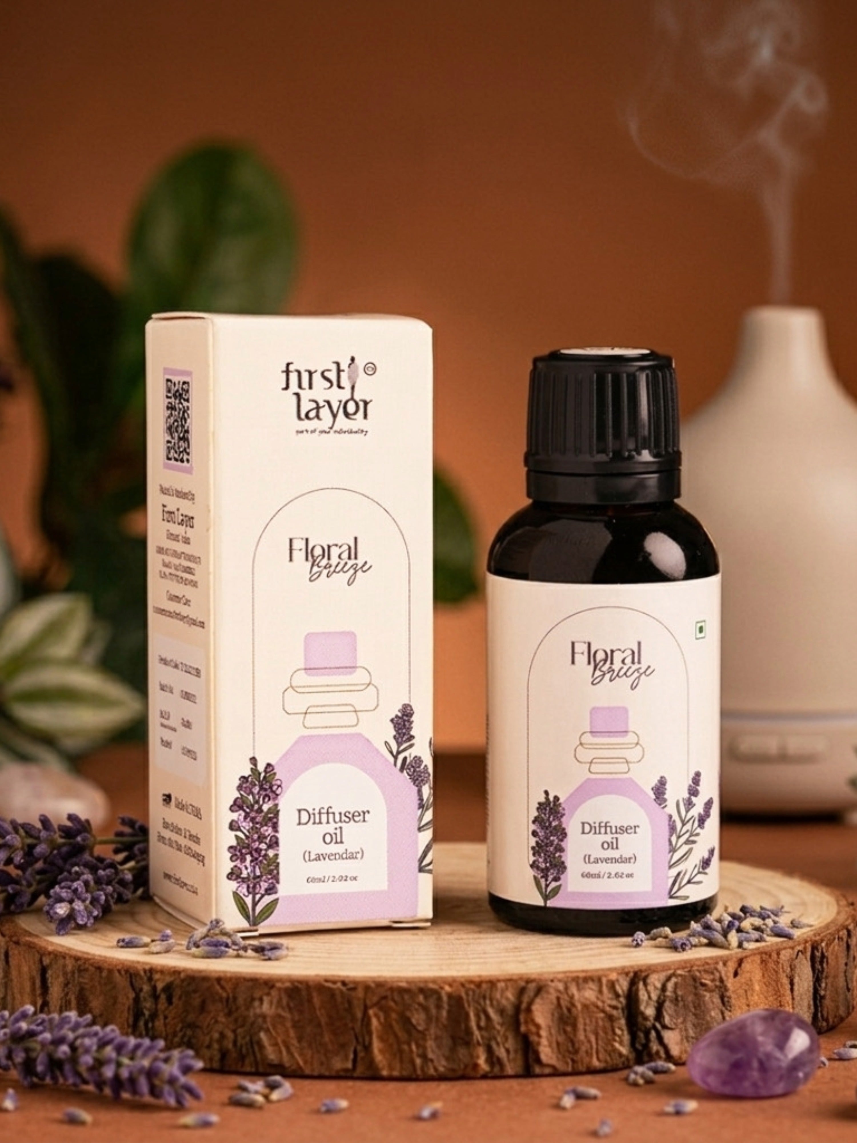 FirstLayer Floral Breeze Diffuser Oil | Premium Floral Home Fragrance