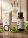 FIRSTLAYER Leafy Zen Diffuser Oil – Basil Essential Oil Blend for Calm, Energy & Home Aromatherapy