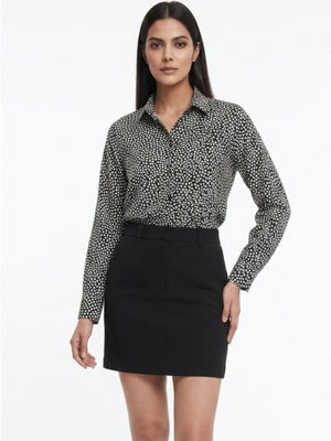 Women Soft Cotton Polka Dot Shirt | Breathable Everyday Style