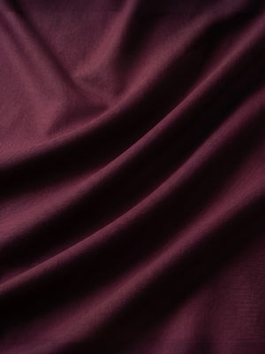 FIRSTLAYER Men's Cotton Blend Formal Shirt | Stretch Fabric | Tailored Fit | Full Sleeve |Maroon