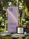 firstLayer Lavender & Jasmine Reed Diffuser | Premium Aromatic Essential Oil Room Fragrance