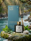 firstLayer Ocean & Minte Reed Diffuser | Premium Aromatic Essential Oil Room Fragrance