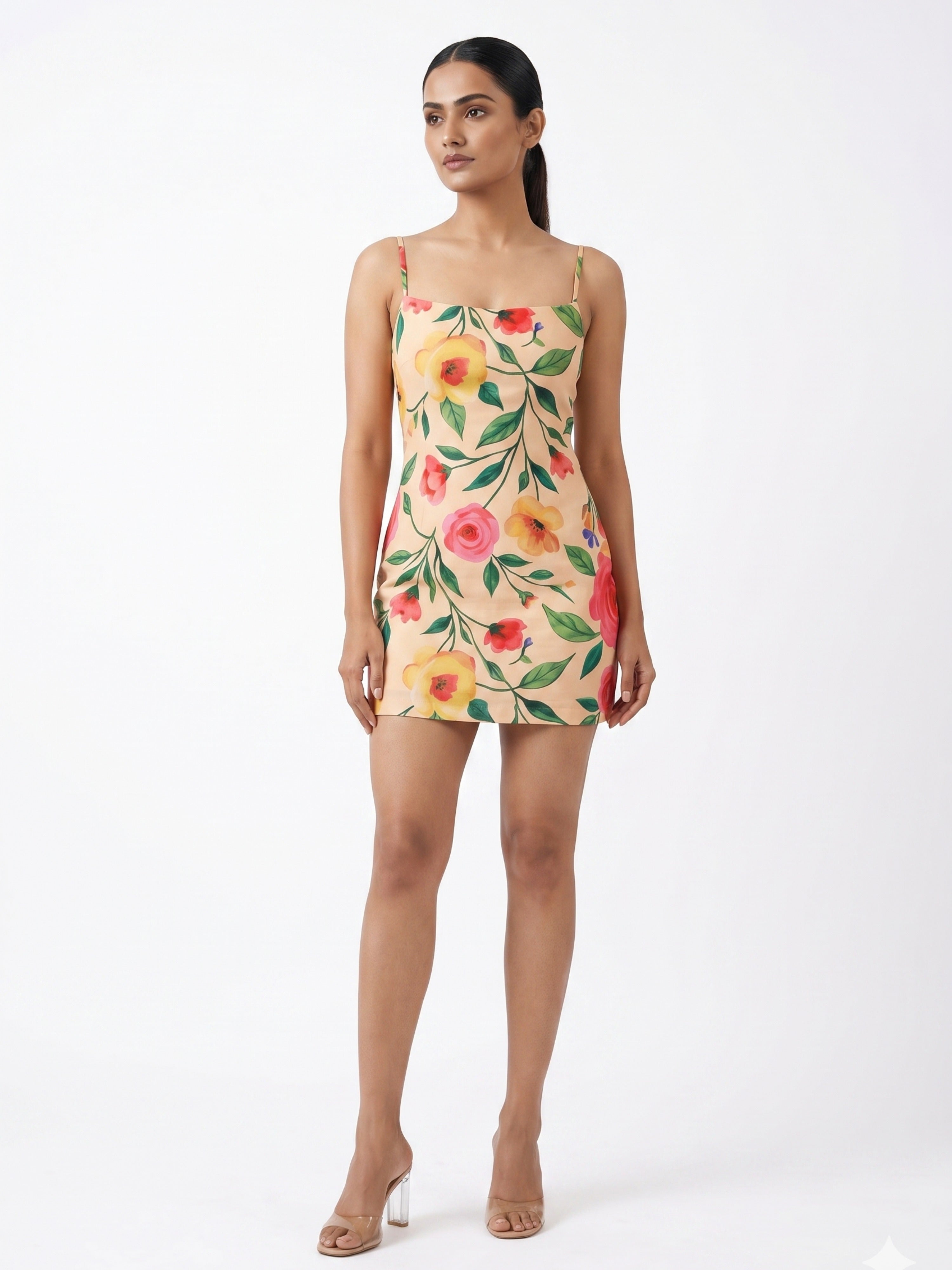 Printed Short Dress | Casual Outing & Beach Wear