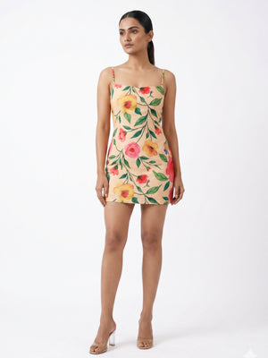 Printed Short Dress | Casual Outing & Beach Wear