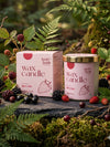 FirstLayer Berry Noir Wax Candle | Premium Soya Wax Candle | Blush Pink