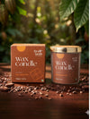 FirstLayer Chocolate Noir Wax Candle | Premium Soya Wax Candle | Choco Brown