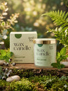 FirstLayer Mintwood Calm Wax Candle | Premium Soya Wax Candle | Light Green