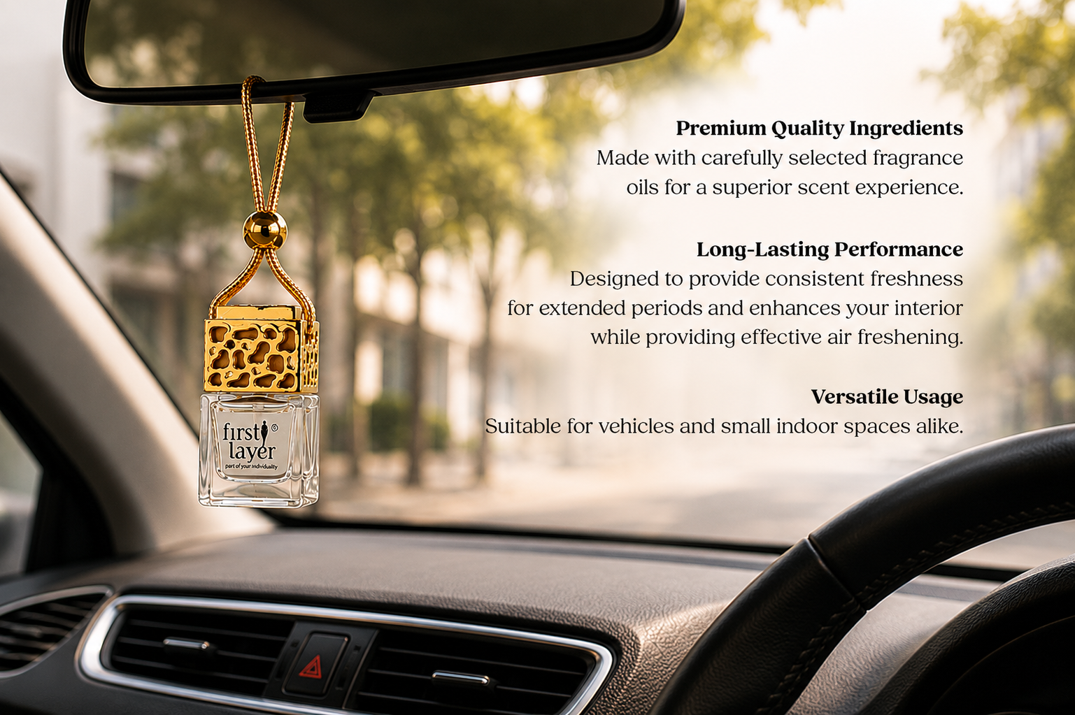 Ceylon Essence Car Perfume Air Freshener | Long Lasting Premium Fragrance